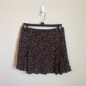 American Eagle Floral Skater Skirt Size XS